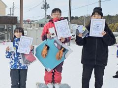小学女子の上位入賞者