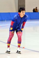 男子５０００メートルで２位に入った小坂陽汰（池田）＝金野和彦撮影