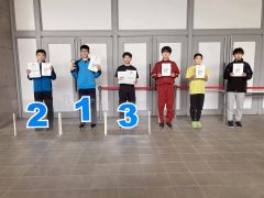 男子１０００メートルの上位入賞者