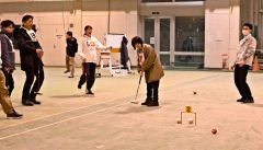 ゲートボール振興に職員で大会　発祥の地「盛り上げよう」