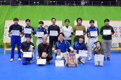 男子と小学生の上位入賞者
