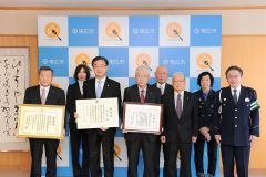 交通事故死ゼロ初の５００日達成　帯広市に感謝状