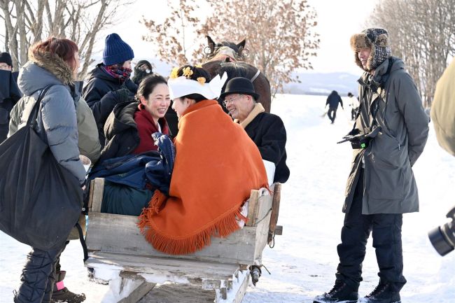 短編映画「馬橇の花嫁」がクランクアップ　幕別の逢坂監督撮影