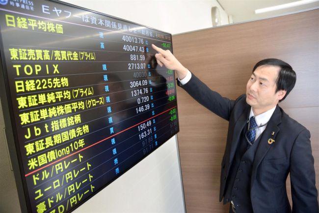 史上初４万円超え、管内証券各社も歓迎「投資根付くか正念場」