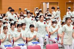 帯広高等看護学院卒業式（金野和彦撮影）