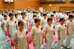 帯広高等看護学院卒業式（金野和彦撮影）
