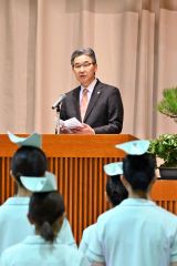 帯広高等看護学院卒業式（金野和彦撮影）