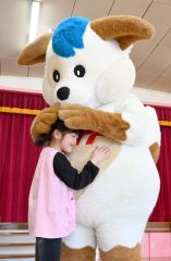 音更町の共栄台幼稚園で交通安全教室（金野和彦撮影）