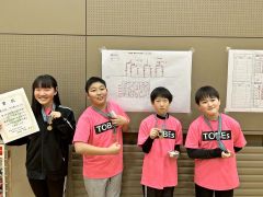 ３位になった中士幌パワーズ（士幌町提供）

