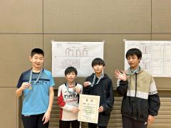 １位になった士幌レンジャーズ（士幌町提供）