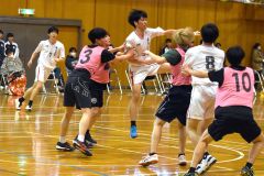 男子３、４位戦　帯三条高―三条クラブ