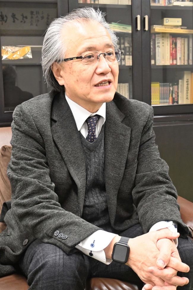 医療系特化、将来の４大化必要　帯大谷短大退任の田中学長に聞く