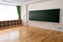 道産木材随所に　豊頃小中併設校舎落成式と見学会 5