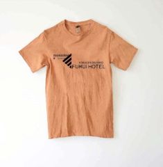 モール温泉で下処理したＴシャツ