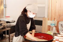 好評だったそば打ち実演