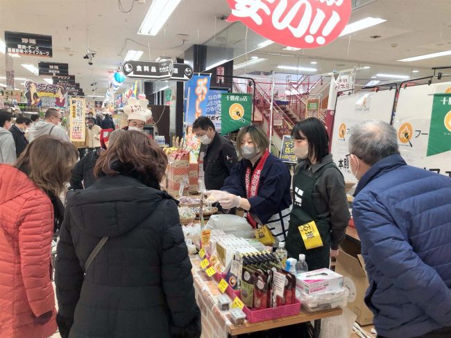 豆のまち本別発信　ドンキ本別フェア好評