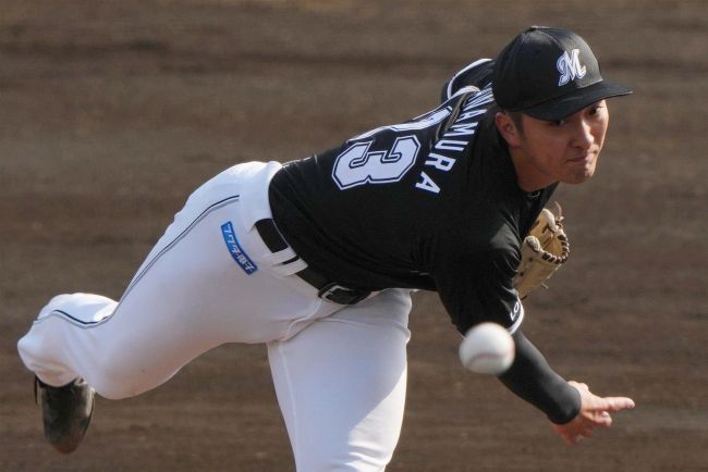 ロッテ河村説人２軍戦に登板、１回２安打無失点