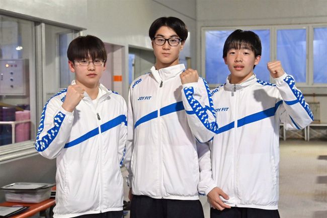 箱崎（帯南商高）磯村（帯緑園中）野原（中札内小）競泳の全国ＪＯＣジュニア五輪杯春季大会へ意欲