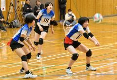 帯広選抜男女チーム頂点へ闘志、バレーボール道中学生優秀選手選抜大会出場 2