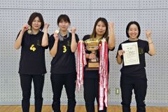 クラスＡで優勝の黄金の左