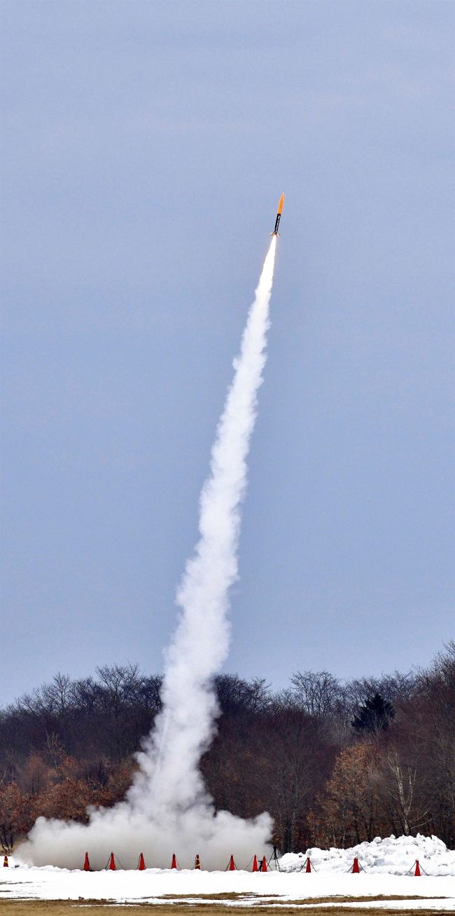 【写真】大樹HOSPOで弾道飛行に成功 JAXA発の小型ロケット