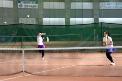 全十勝室内ジュニア複テニス大会