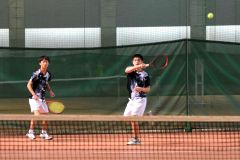 全十勝室内ジュニア複テニス大会