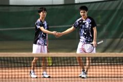 全十勝室内ジュニア複テニス大会