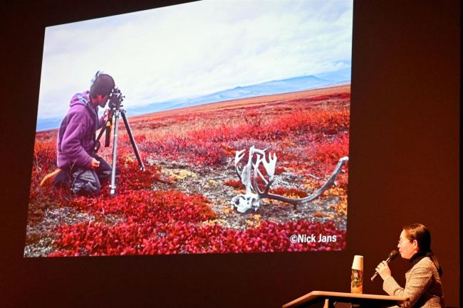 星野さんとアラスカ語る　帯広美術館の展覧会前に妻と写真家大竹さん