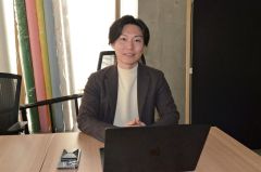 「エンタメ領域のＤＸ化を進めたい」と語る小栗さん