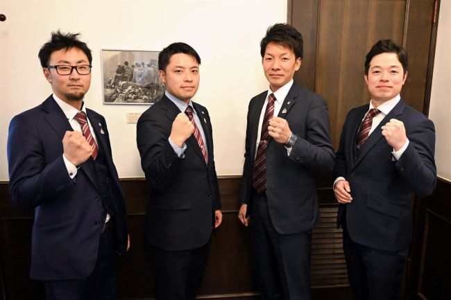 十勝地区農協青年部協議会の新役員来社