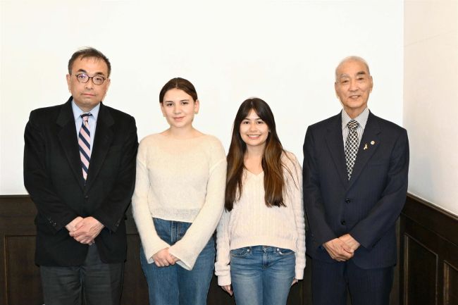 仏米から交換留学生、帯南商と北高へ AFS十勝支部