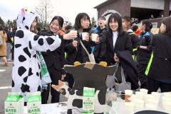 帯広畜産大学入学式（金野和彦撮影）
