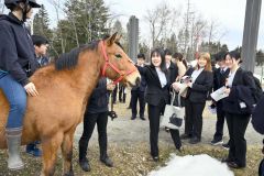 帯広畜産大学入学式（金野和彦撮影）
