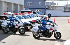 春の交通安全運動出発式（金野和彦撮影）