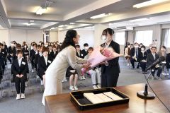 帯広看護専門学校入学式（金野和彦撮影）