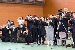 帯広看護高等看護学院入学式（９日、金野和彦撮影）