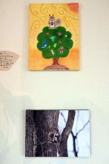 野生動物を写真と絵画で　豊頃でユニークなコラボ展 3