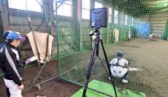 球春間近、帯農高野球部「トラックマン」導入　投球・打撃データで「革命」