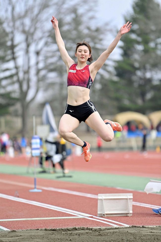 小玉が女子走り幅跳び首位、人見は１５００メートルで１位　陸上第１回種目別記録会