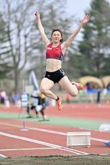 小玉が女子走り幅跳び首位、人見は１５００メートルで１位　陸上第１回種目別記録会