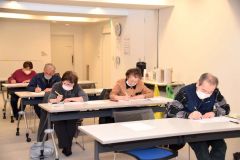 ２０人が書道楽しむ　陸別でふれあい昼食交流会 4