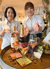 ワイン城レストランで「春の城ロゼフェア」開催中　池田
