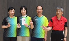 団体戦Ｂ優勝の幕別ジュピター
