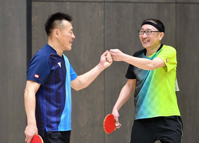 個人戦Ａ中野・馬渕組、女子は河村・小山組制す　春季ダブルス卓球大会