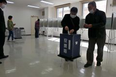 【広尾町長選】投票はじまる 正午現在投票率 6