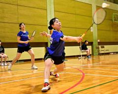 石原・及川組（帯大谷）女子１部複頂点、男子は小川・和賀組（同）制す　全十勝高校春季バドミントン 8