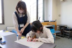 大樹で「しおり」づくり教室 2