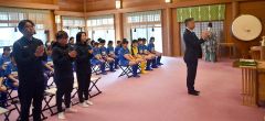 帯廣神社で必勝祈願を行ったチーム