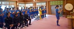 帯廣神社で必勝祈願を行ったチーム